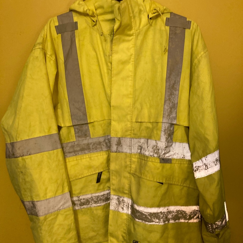 Viking journeyman 3000 yellow 2X work jacket